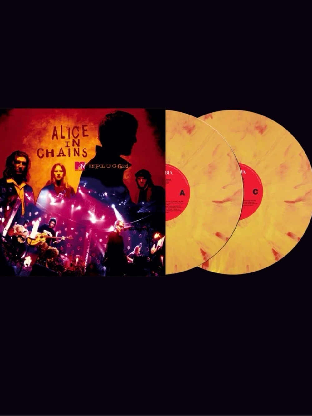 Alice In Chains MTV Unplugged Solar Flare Vinyl Record - Collector's Edition